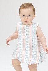 Angel Dear Tulip Stripe Scallop Back Top w/Bloomer