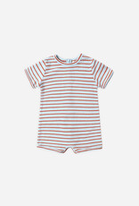 Rylee + Cru Inc. SHORTY ONE-PIECE AMERICANA STRIPE
