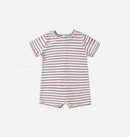 Rylee + Cru Inc. SHORTY ONE-PIECE AMERICANA STRIPE