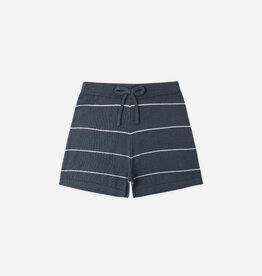 Rylee + Cru Inc. CHANDLER KNIT SHORT NAVY STRIPE