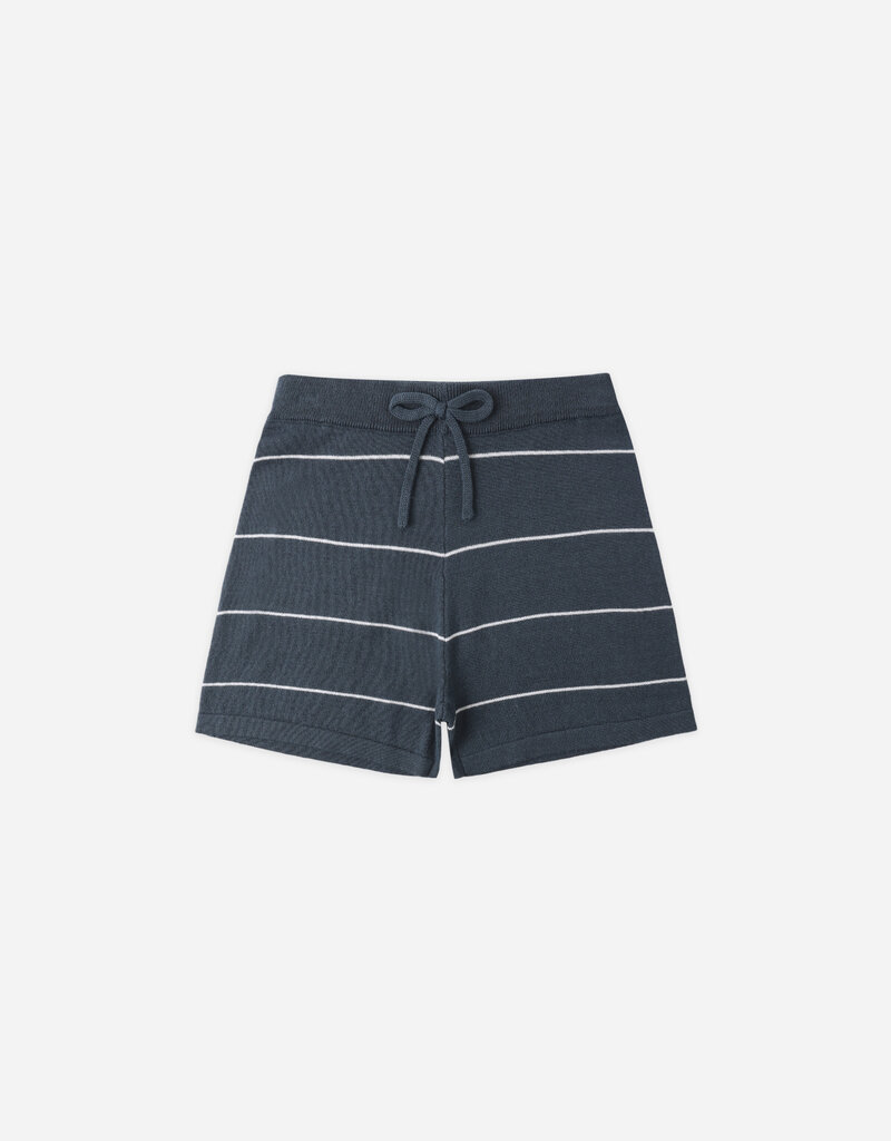 Rylee + Cru Inc. CHANDLER KNIT SHORT NAVY STRIPE