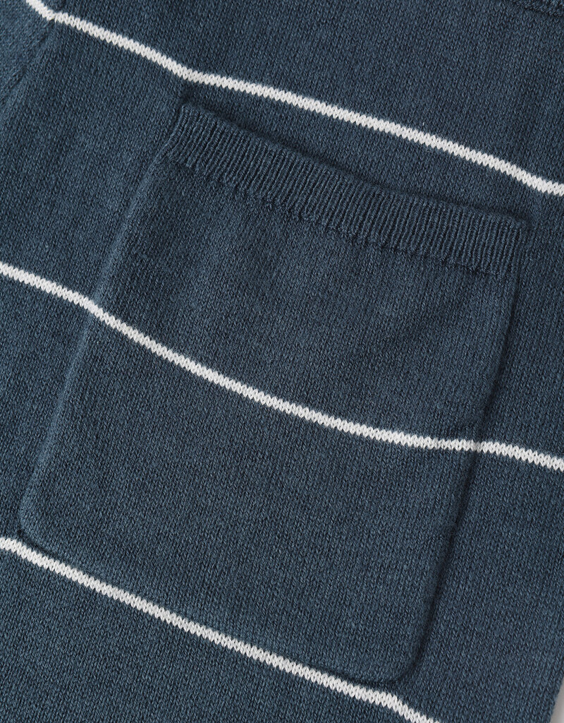 Rylee + Cru Inc. CHANDLER KNIT SHORT NAVY STRIPE