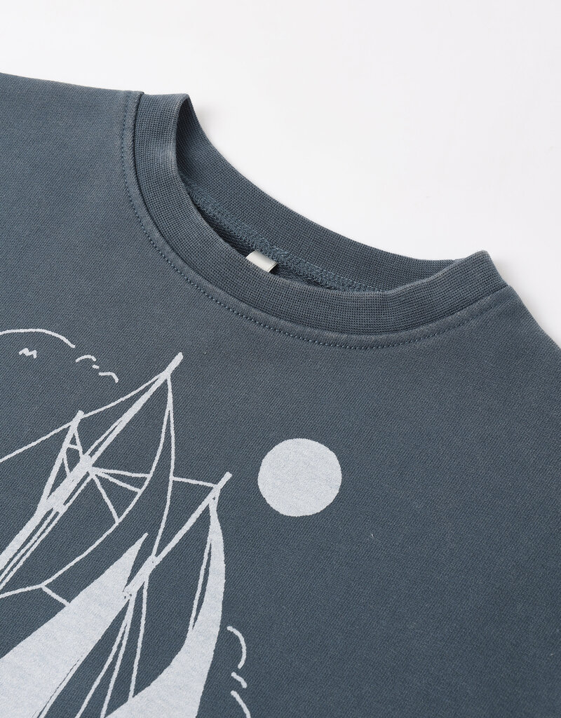 Rylee + Cru Inc. SWEATSHIRT SEAS THE DAY NAVY