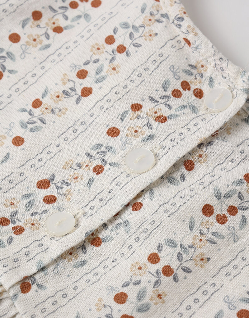 Rylee + Cru Inc. KINSLEY DRESS SUMMER FRUIT IVORY