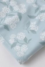 Rylee + Cru Inc. ROUCHED BIKINI HYDRANGEA LIGHT-BLUE