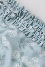 Rylee + Cru Inc. ROUCHED BIKINI HYDRANGEA LIGHT-BLUE
