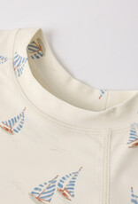 Rylee + Cru Inc. BOYS RASHGUARD SET SAIL NATURAL