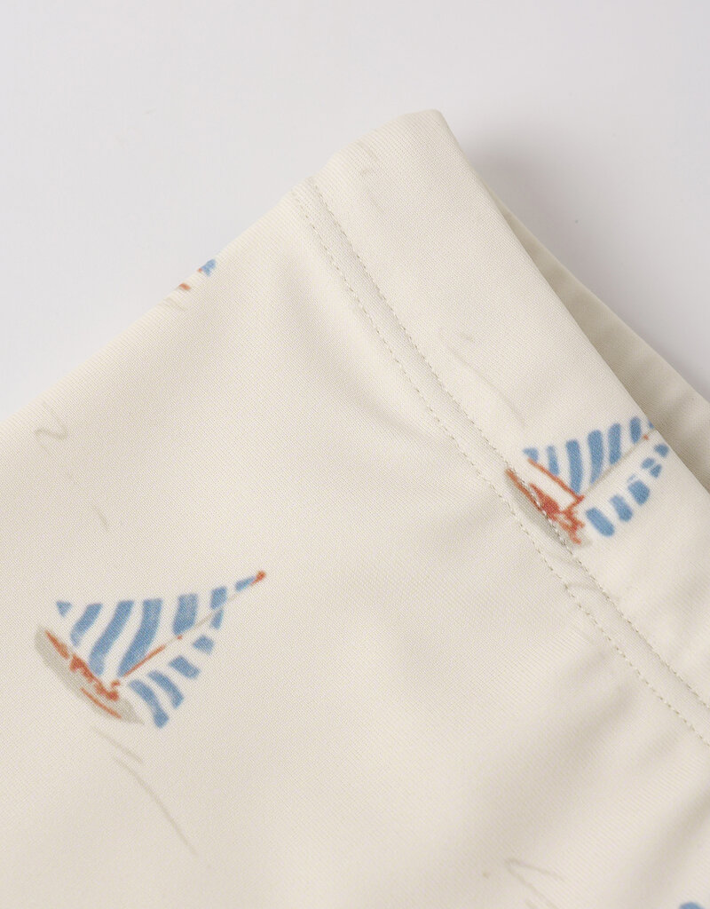 Rylee + Cru Inc. BOYS RASHGUARD SET SAIL NATURAL