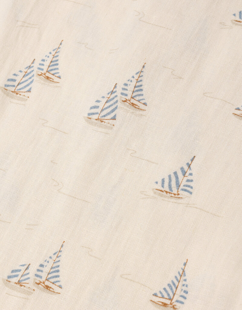 Rylee + Cru Inc. BEAU ROMPER SAIL NATURAL