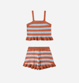 Rylee + Cru Inc. NAOMI SET AMERICANA STRIPE LIGHT-BLUE