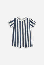 Rylee + Cru Inc. SHORTY ONE-PIECE NAVY STRIPE