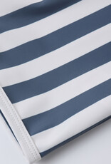 Rylee + Cru Inc. SHORTY ONE-PIECE NAVY STRIPE