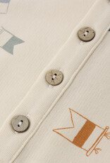 Rylee + Cru Inc. TERRY JUMPSUIT FLAGS NATURAL