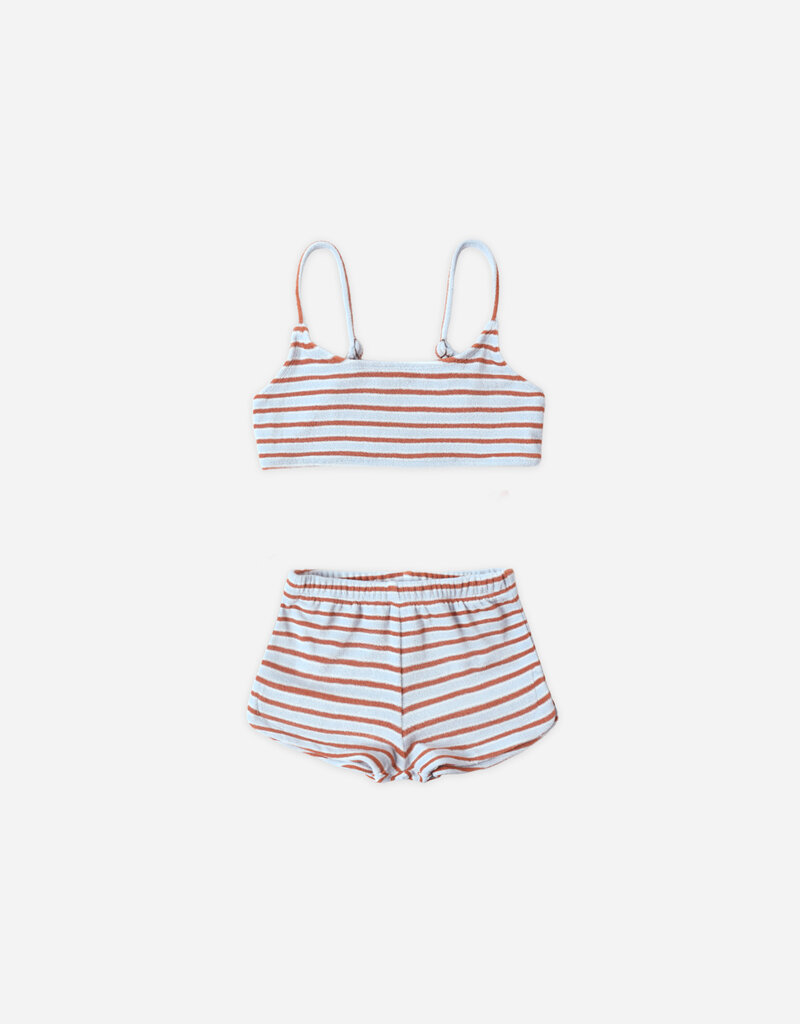 Rylee + Cru Inc. MALIA BIKINI AMERICANA STRIPE POPPY