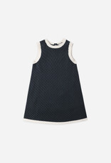 Rylee + Cru Inc. CROCHET TANK MINI DRESS NAVY