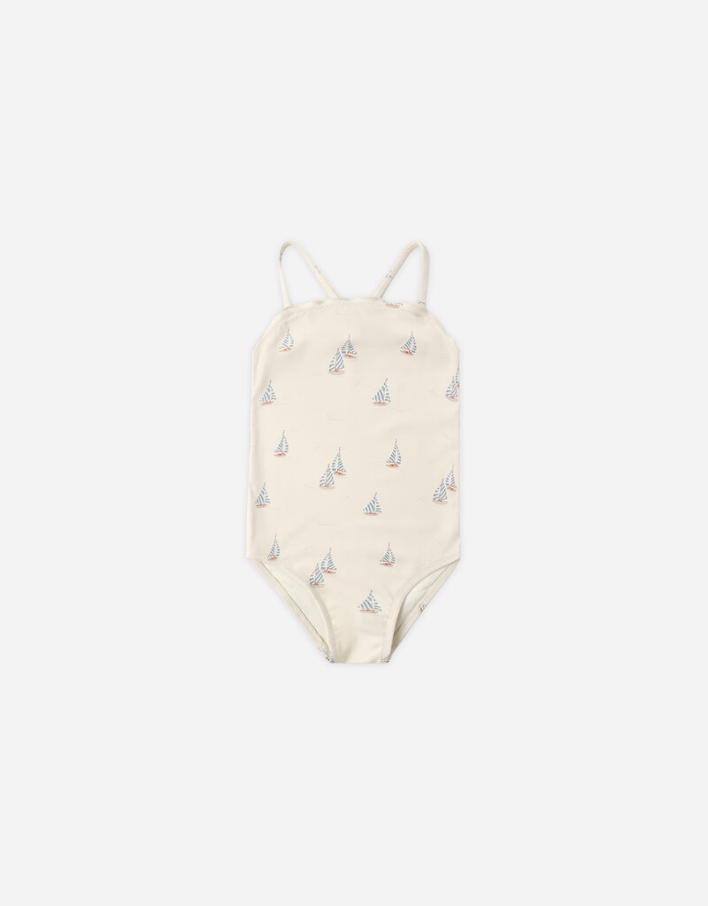 Rylee + Cru LLC TORI ONE-PIECE SAIL NATURAL