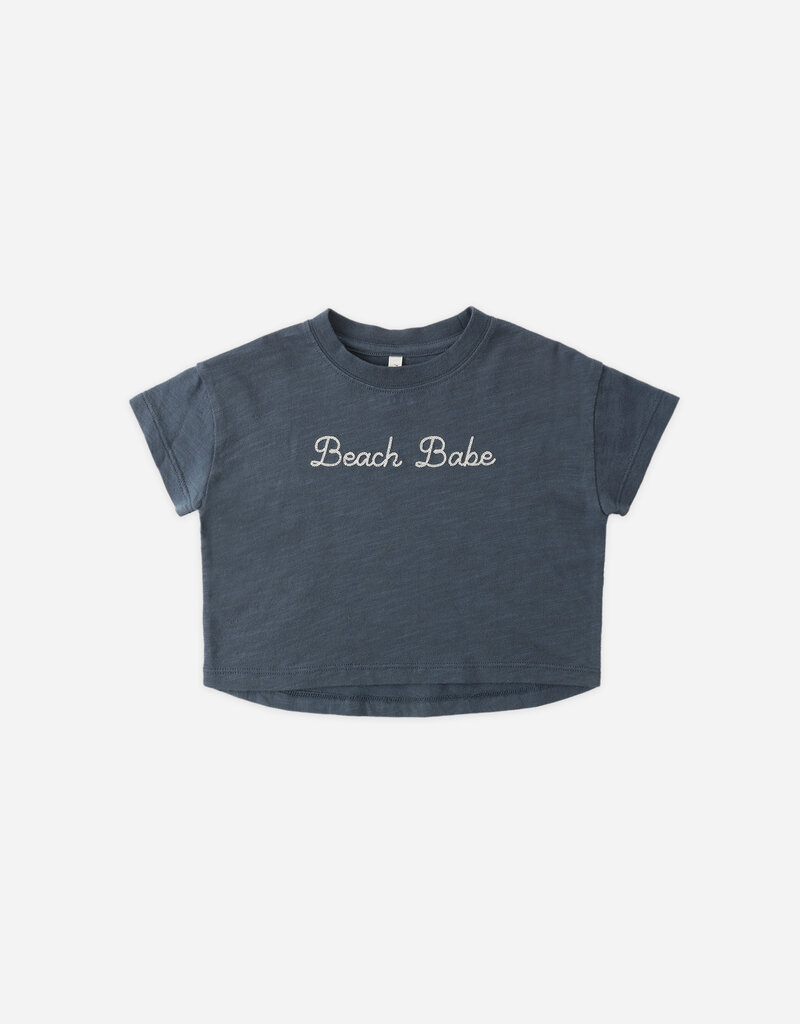 Rylee + Cru Inc. BOXY TEE BEACH BABE NAVY
