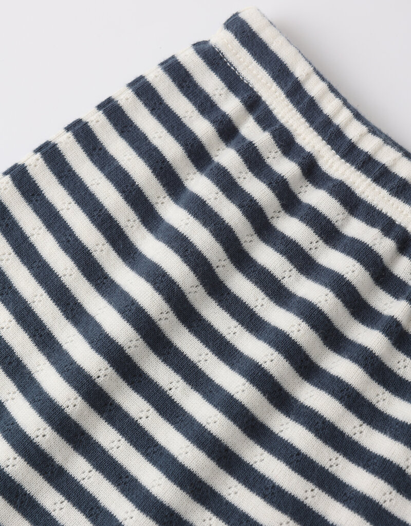 Rylee + Cru Inc. POINTELLE SHORTS NAVY STRIPE