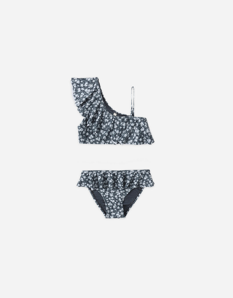 Rylee + Cru Inc. SKIRTED BIKINI NAVY FLORAL
