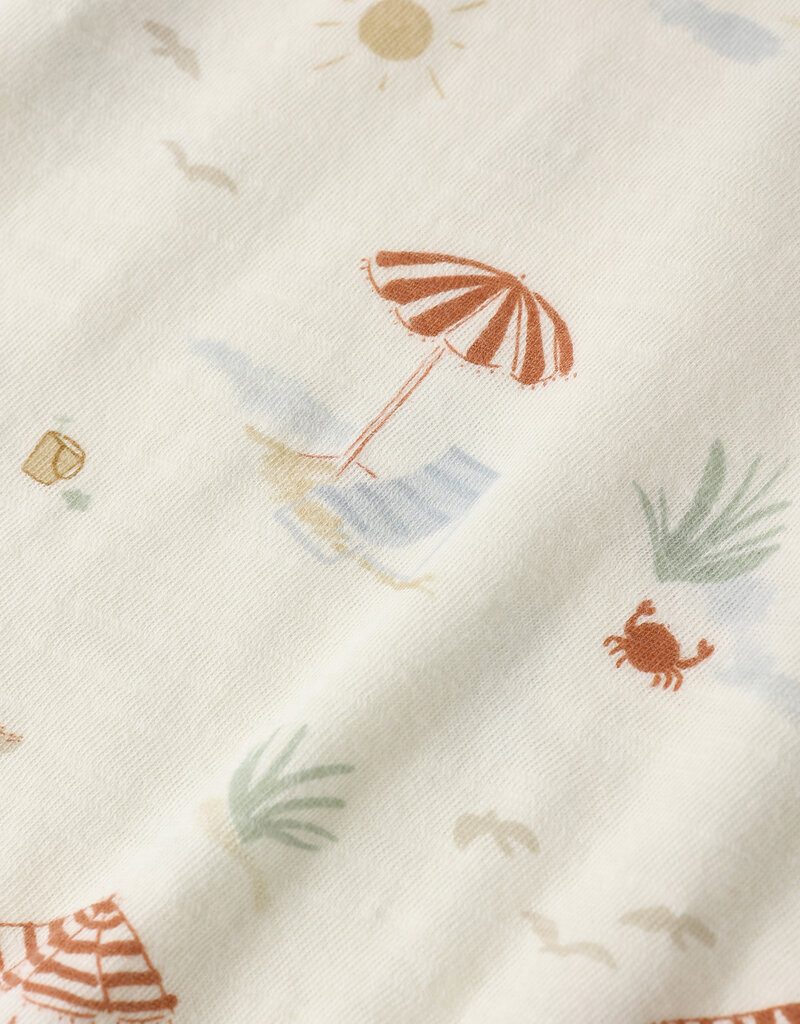 Rylee + Cru Inc. BUBBLE ONESIE BEACH DAY IVORY