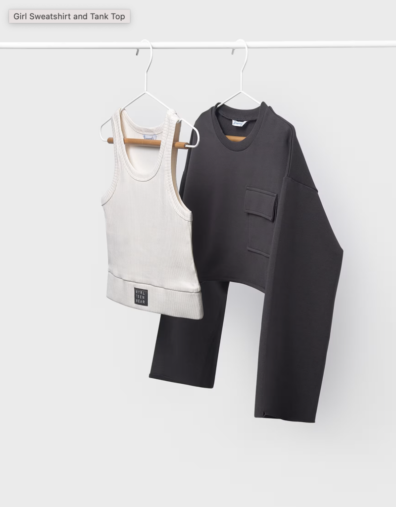 Mayoral 2 pc Pullover Set Charcoal