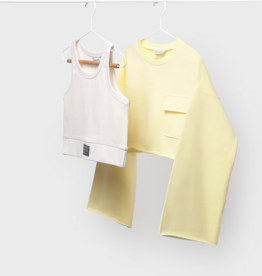 Mayoral 2 pc Pullover Set Vanilla