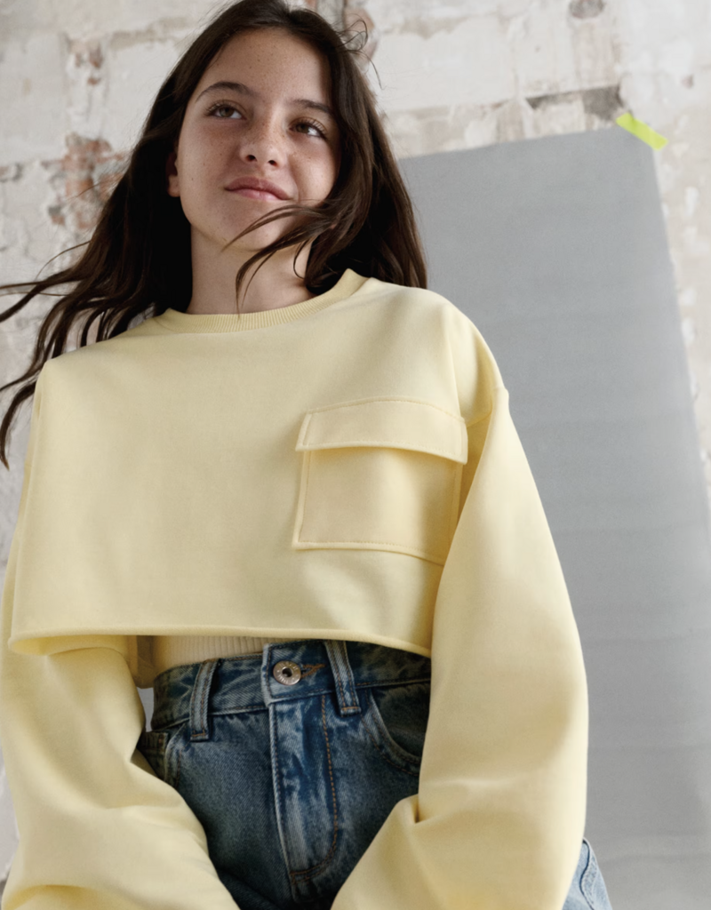 Mayoral 2 pc Pullover Set Vanilla