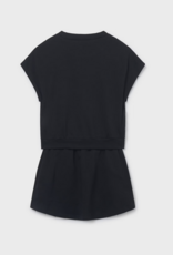 Mayoral Black Top and Skirt Set
