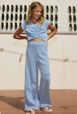 Mayoral Blue Stripe Jumpsuit