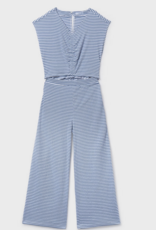 Mayoral Blue Stripe Jumpsuit