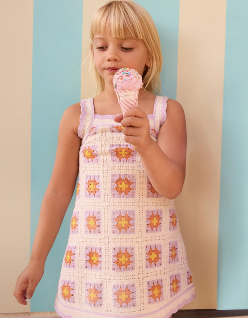 Mayoral Crochet Dress Flower