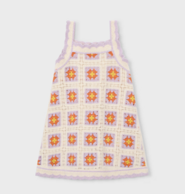 Mayoral SALE Crochet Dress Flower