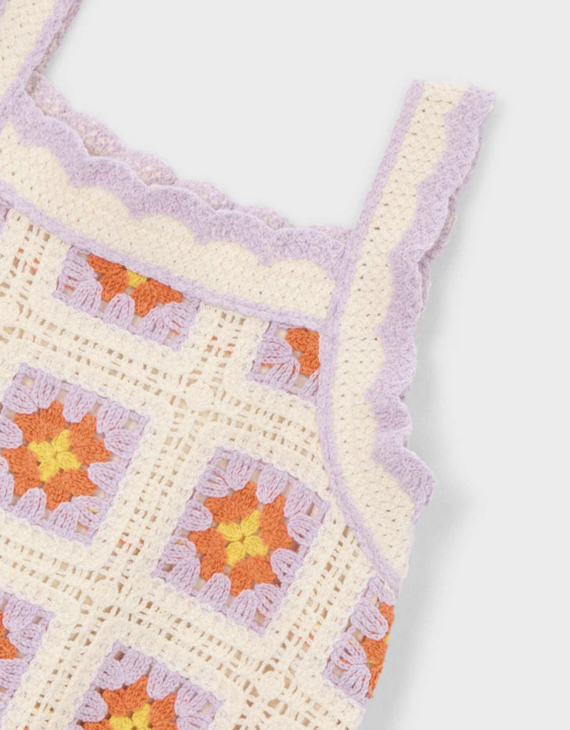 Mayoral Crochet Dress Flower