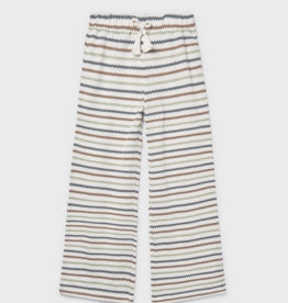 Mayoral SALE Crochet Pants Cream Stripe