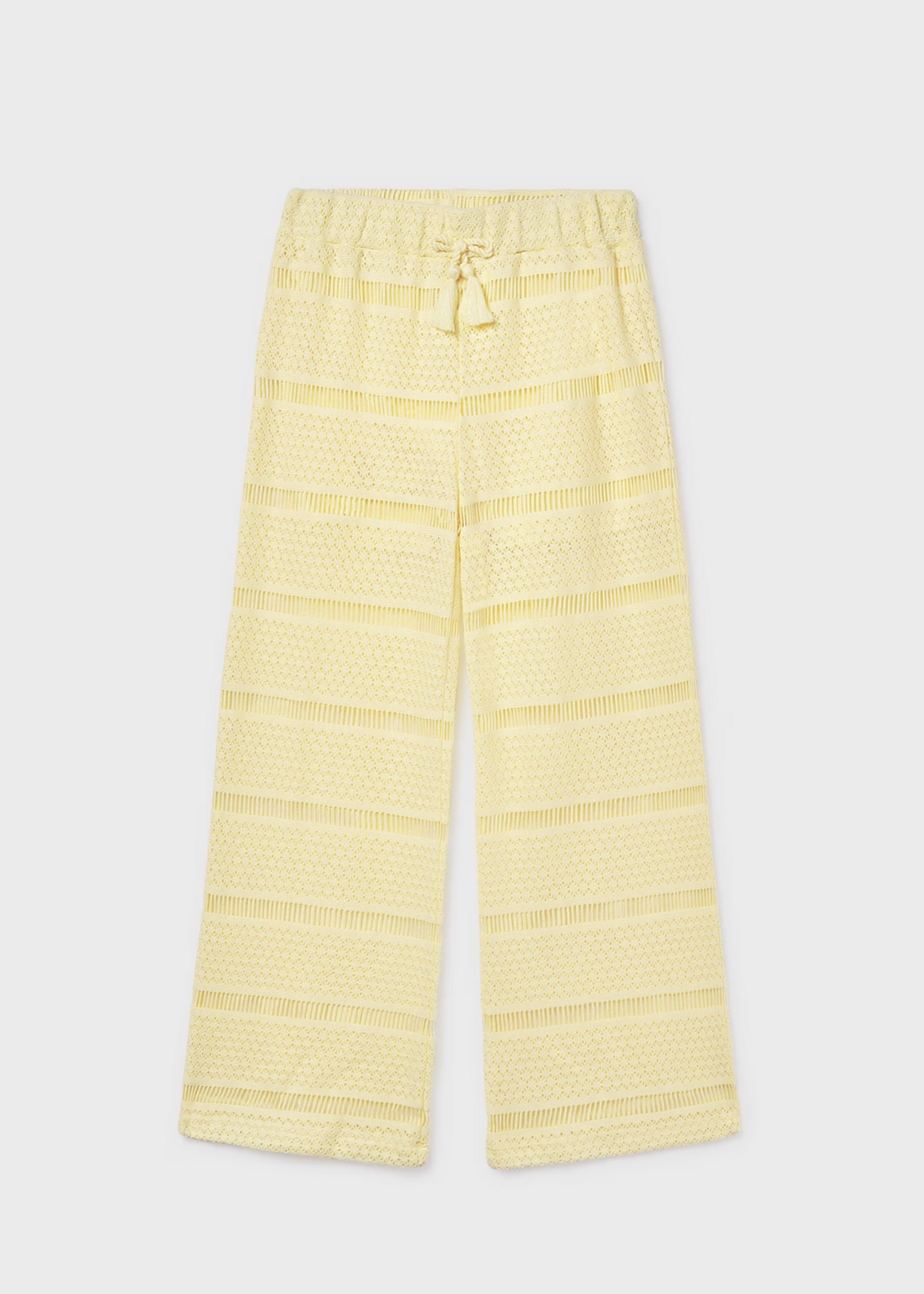 Mayoral Crochet Pants Vanilla