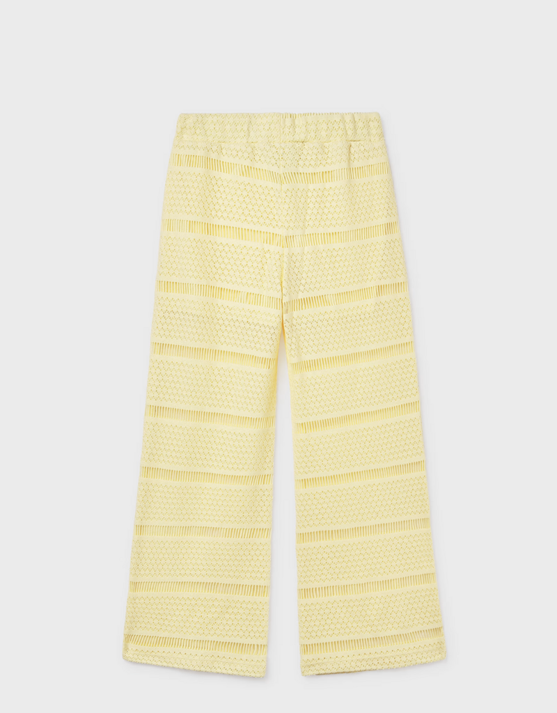 Mayoral Crochet Pants Vanilla