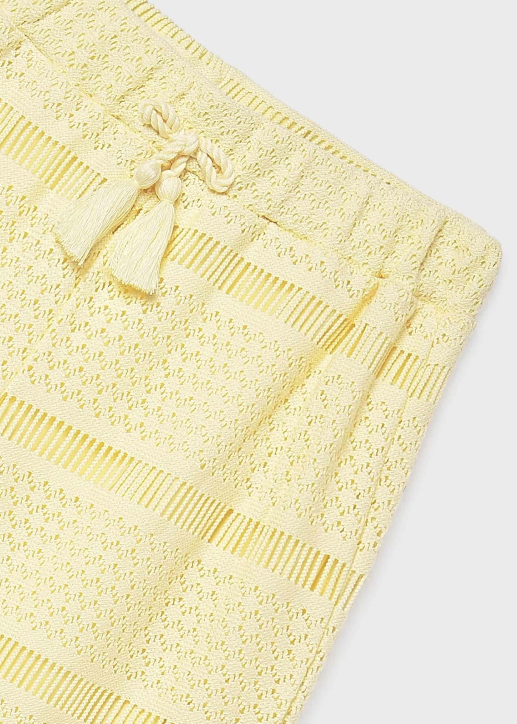 Mayoral Crochet Pants Vanilla