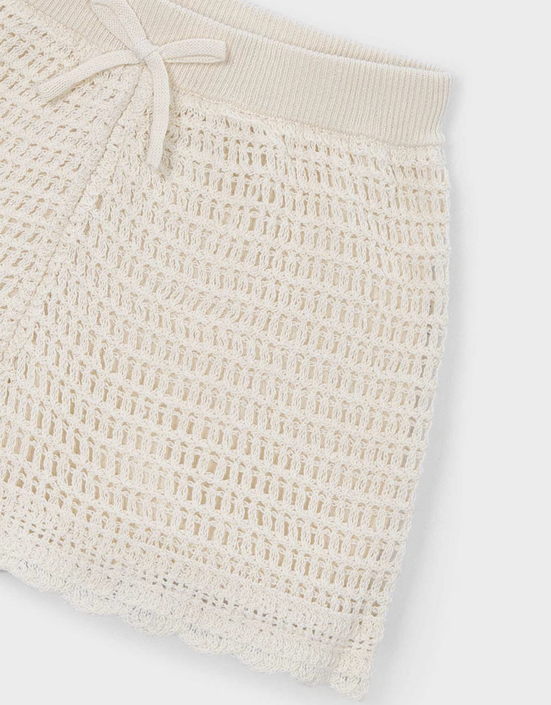 Mayoral Crochet Shorts