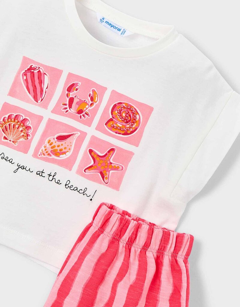 Mayoral Poppy S/S Tee and Short Set