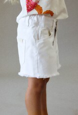 Mayoral Girls White Twill Shorts