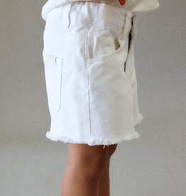 Mayoral Girls White Twill Shorts