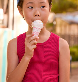 Mayoral Red Knit Top w/Back Cut Out