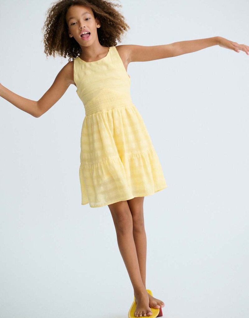 Mayoral Voile Dress Vanilla