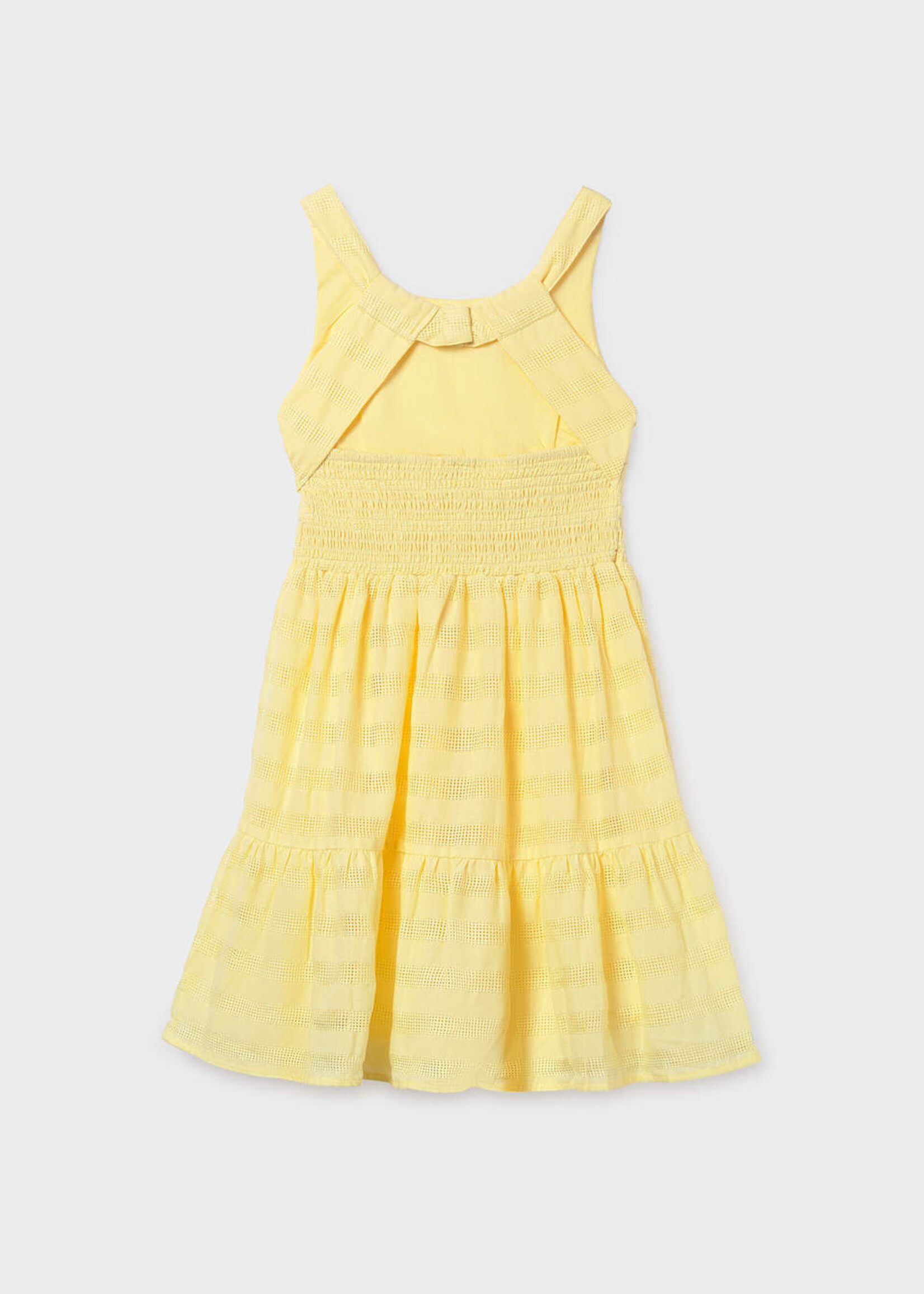 Mayoral Voile Dress Vanilla