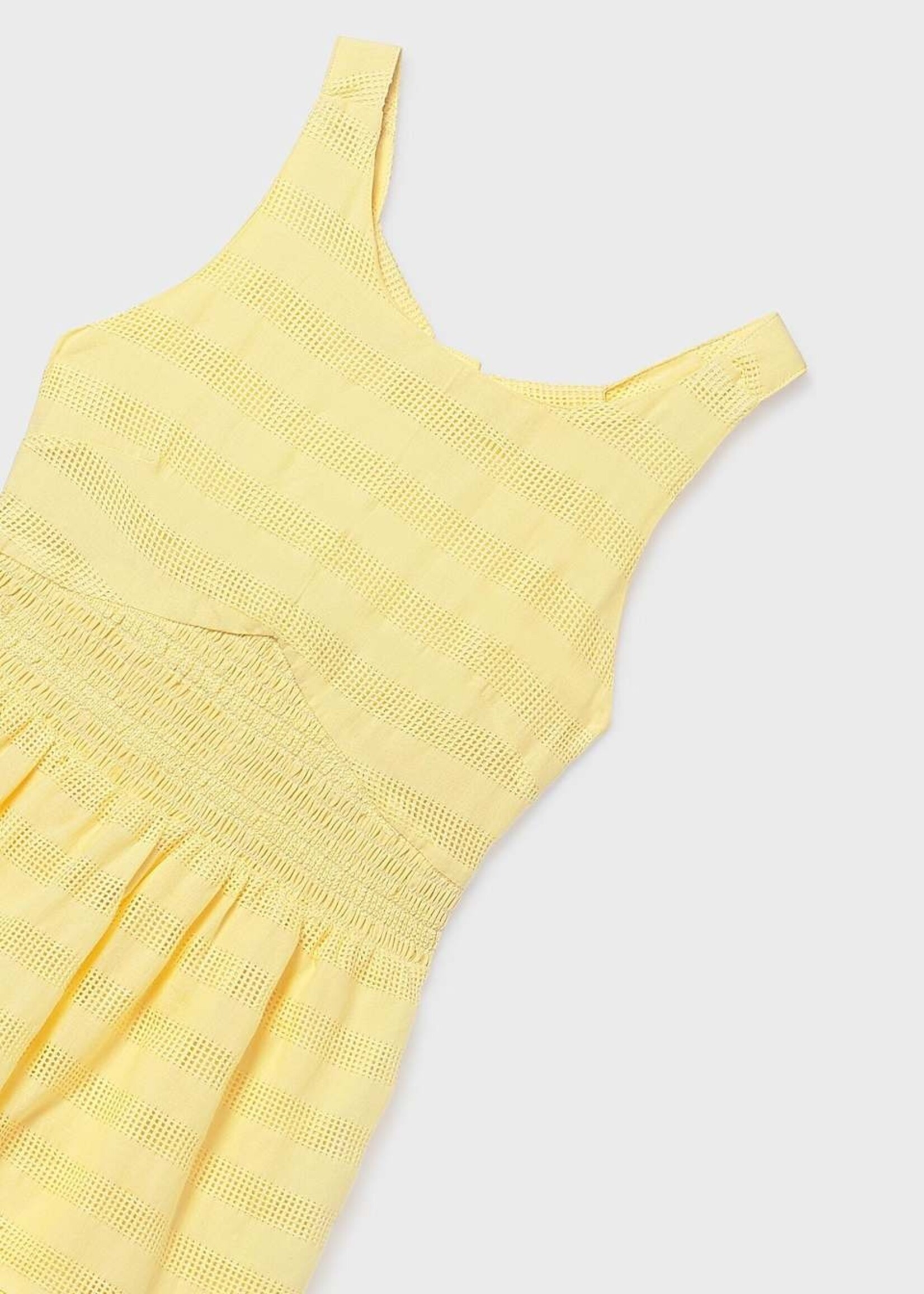 Mayoral Voile Dress Vanilla