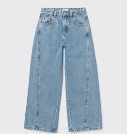 Mayoral Girls Wide Leg Denim Pants