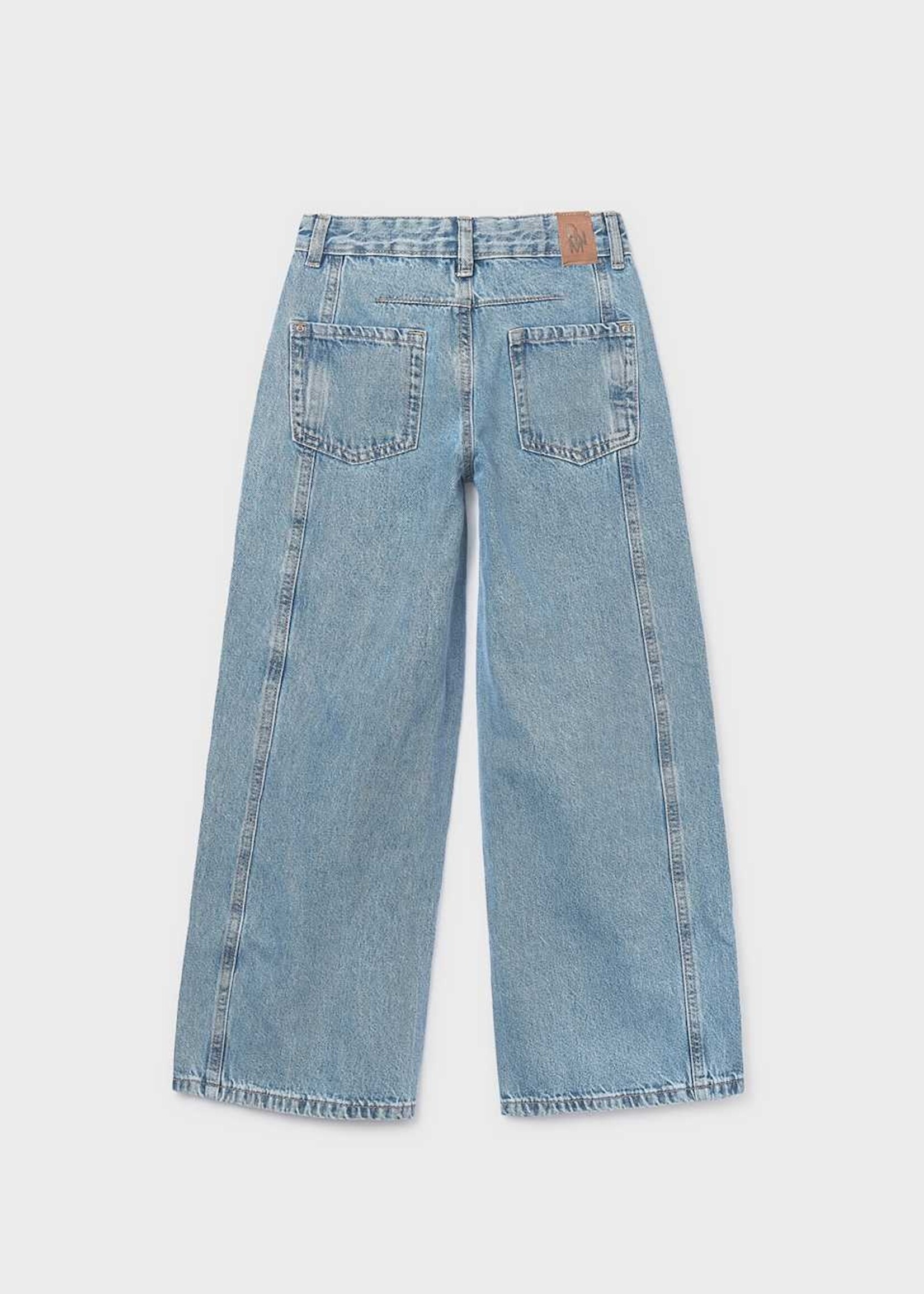 Mayoral Girls Wide Leg Denim Pants