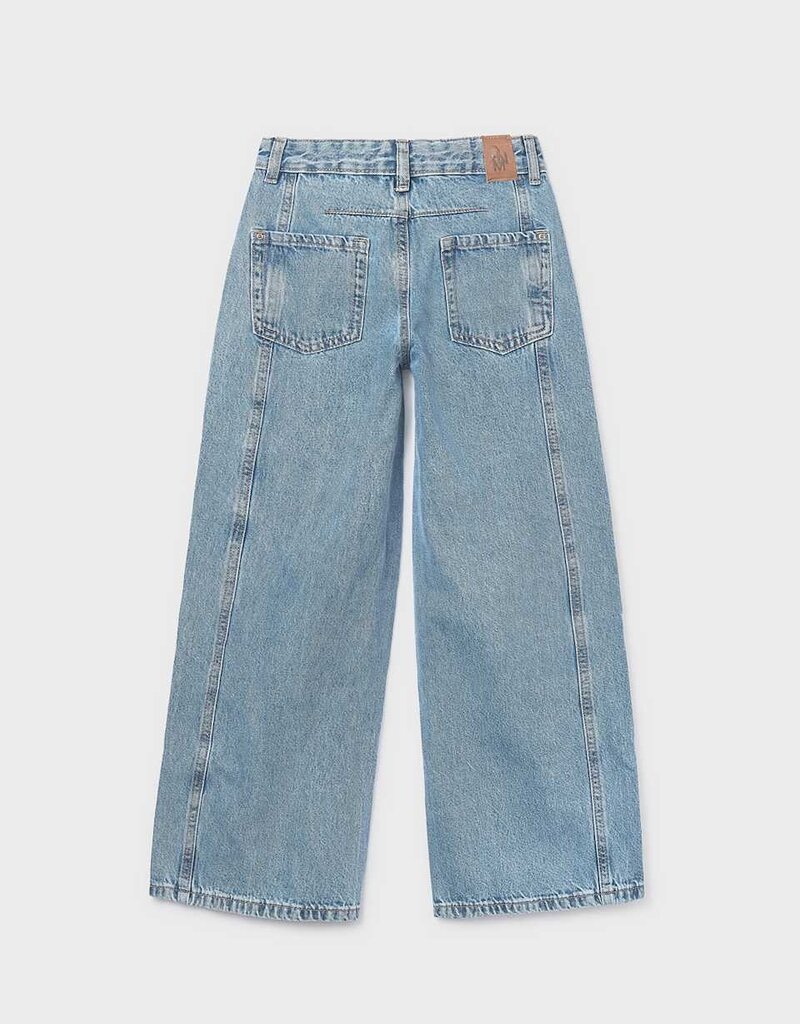 Mayoral Girls Wide Leg Denim Pants