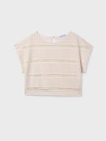 Mayoral SALE. Crochet Top Cream