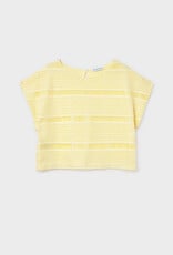 Mayoral Crochet Top Vanilla